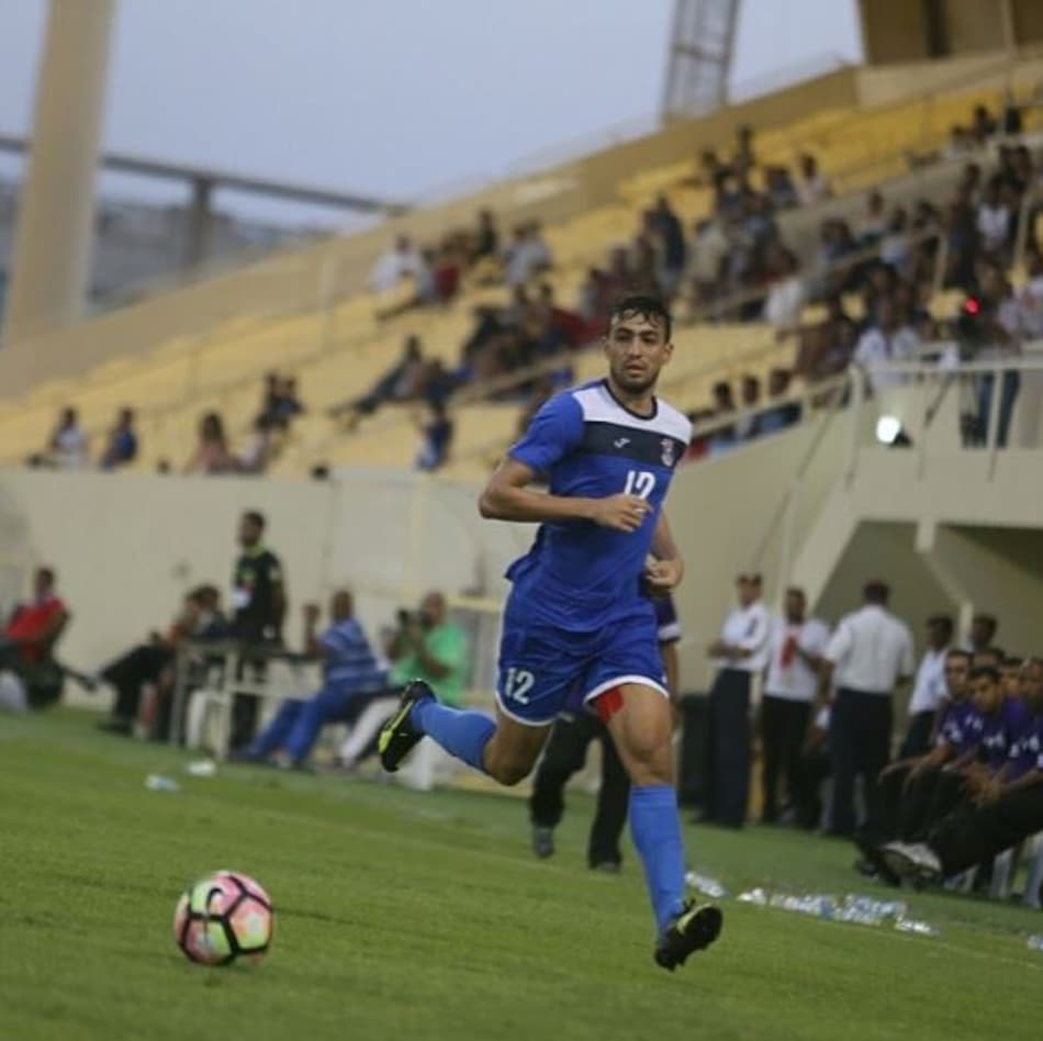 Everton marcou o quinto gol em três jogos no Bahrein (Foto: Divulgação)
