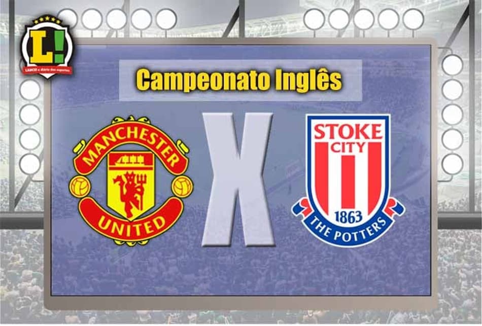 Manchester United encara o Stoke City pelo Inglês. SIGA!