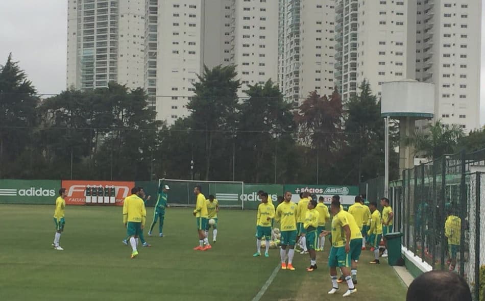 TEMPO REAL: Palmeiras faz última atividade antes de pegar o Santa Cruz