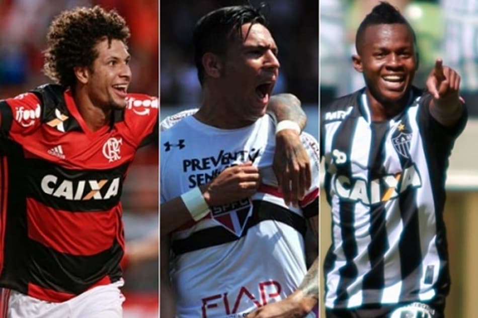 Flamengo, São Paulo e Atlético despontam como favoritos nos clássicos da rodada