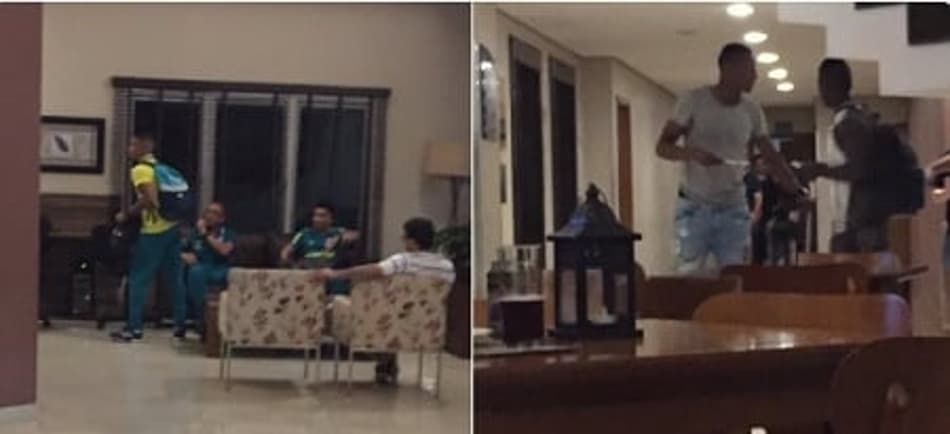 Mina e Jesus se juntam à delegação do Palmeiras em Araraquara