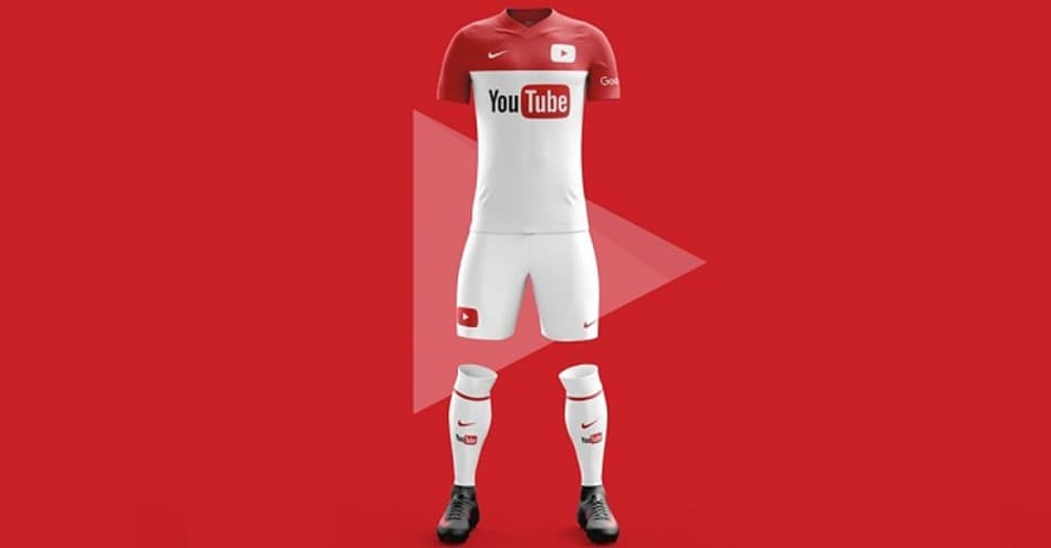 Como seriam os uniformes de futebol dos principais aplicativos do mundo?