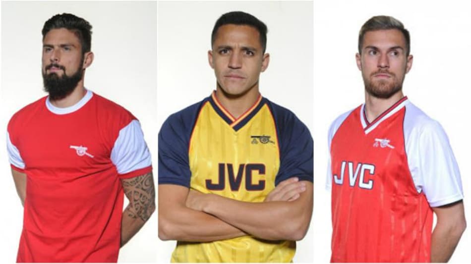 Arsenal lança coleção com 12 camisas retrô. Veja imagens e ‘fique doido’!