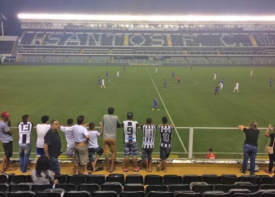 Santos x Cruzeiro no sub-20
