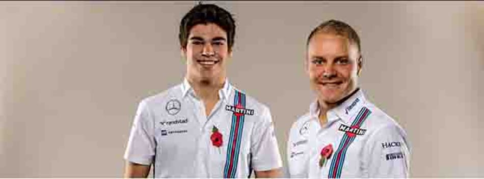 Williams confirma Bottas e Stroll para a próxima temporada