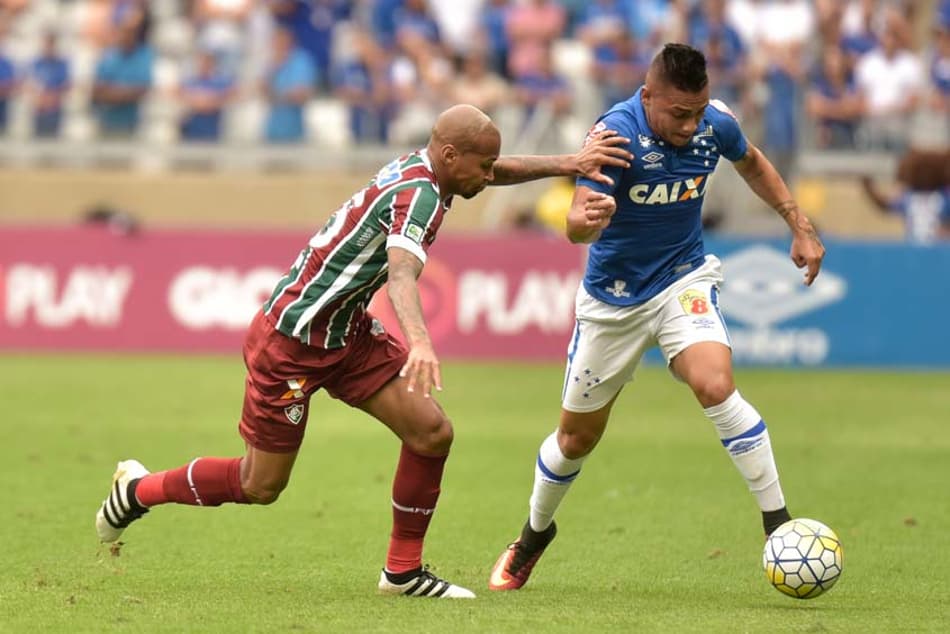 06/11/2016 - Cruzeiro venceu o Fluminense por 4 a 2, no Mineirão, no último confronto entre os clubes