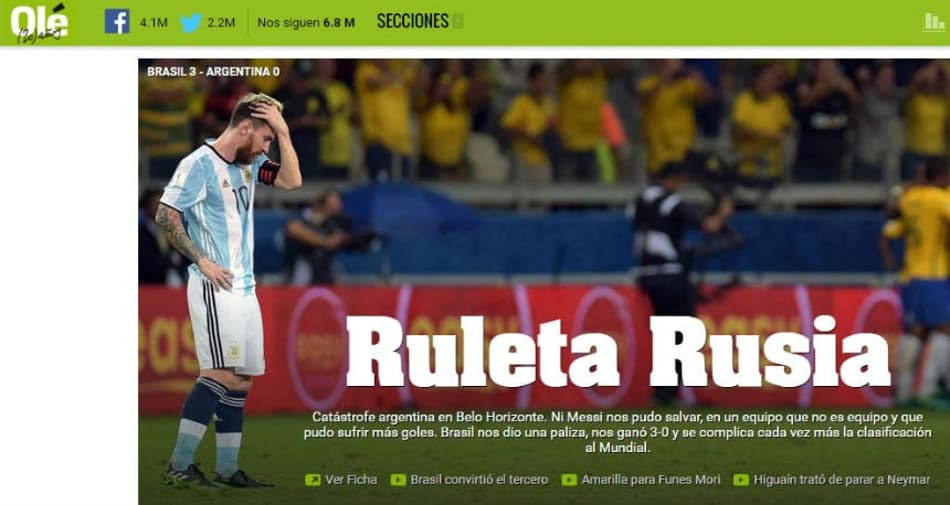 Home Olé - Roleta Russa