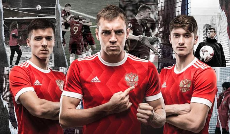 Adidas revela camisas da Rússia para Copa das Confederações