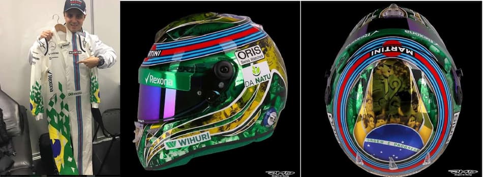 Felipe Massa correrá em Interlagos com capacete e macacão especiais