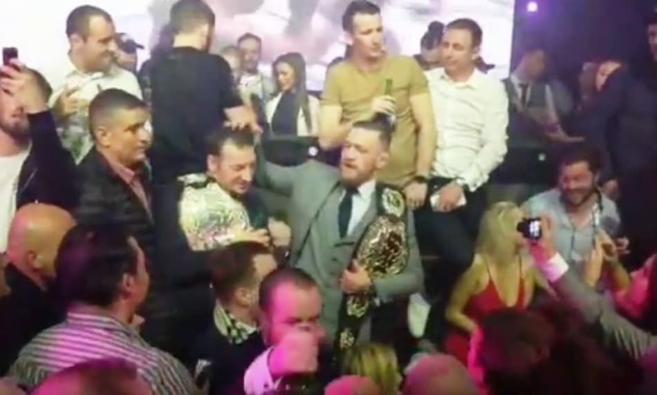 McGregor xinga Donald Trump em festa após o UFC Nova York; veja