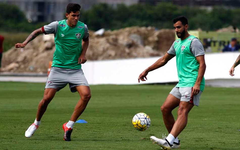 Treino do Fluminense - Pedro e Henrique Dourado
