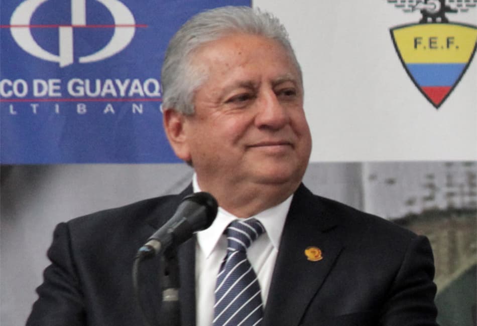Presidente da Federação Equatoriana de Futebol é condenado à prisão