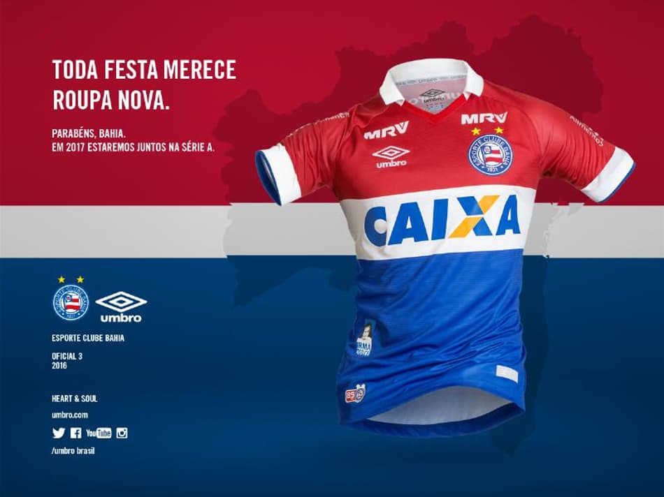 Bahia tem camisa 3 lançada; jogadores chegam em Salvador vestindo a novidade