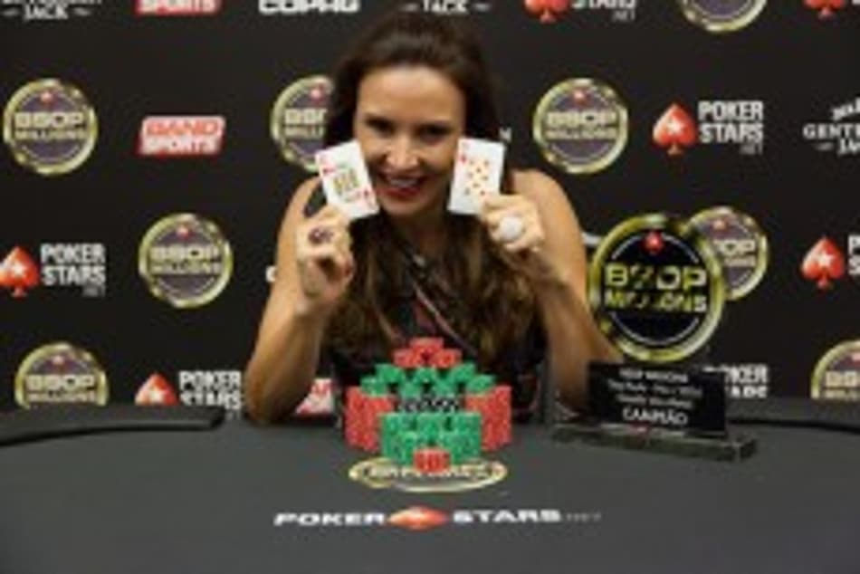 Maureen Maggi foi a grande vencedora do torneio Desafio dos Esportistas do BSOP Millions