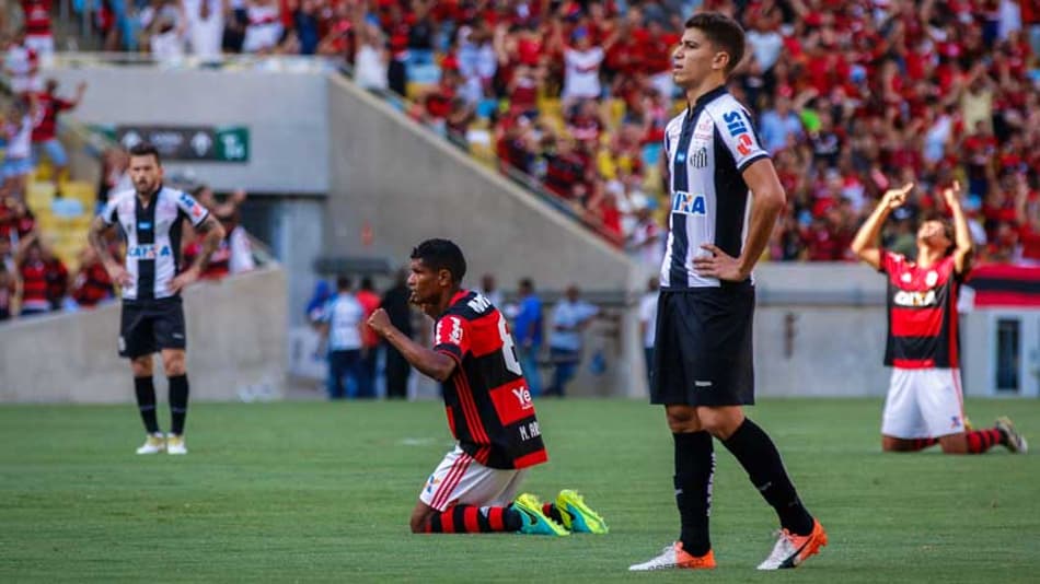 Último jogo: Flamengo 2x0 Santos - 27/11/2016 - Maracanã - Brasileirão