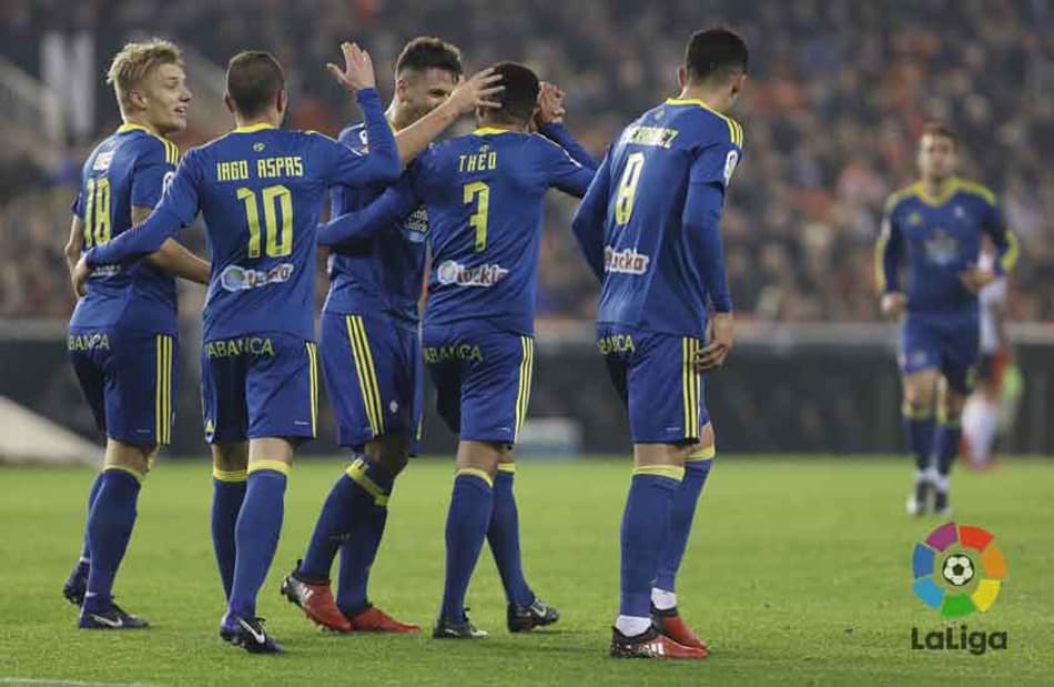 Celta goleia o Valencia fora de casa e encaminha vaga na Copa do Rei