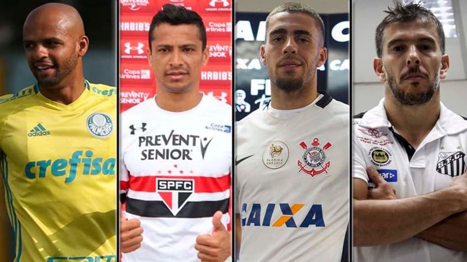 Grandes de SP têm 24 reforços para 2017: veja balanço e escolha o melhor