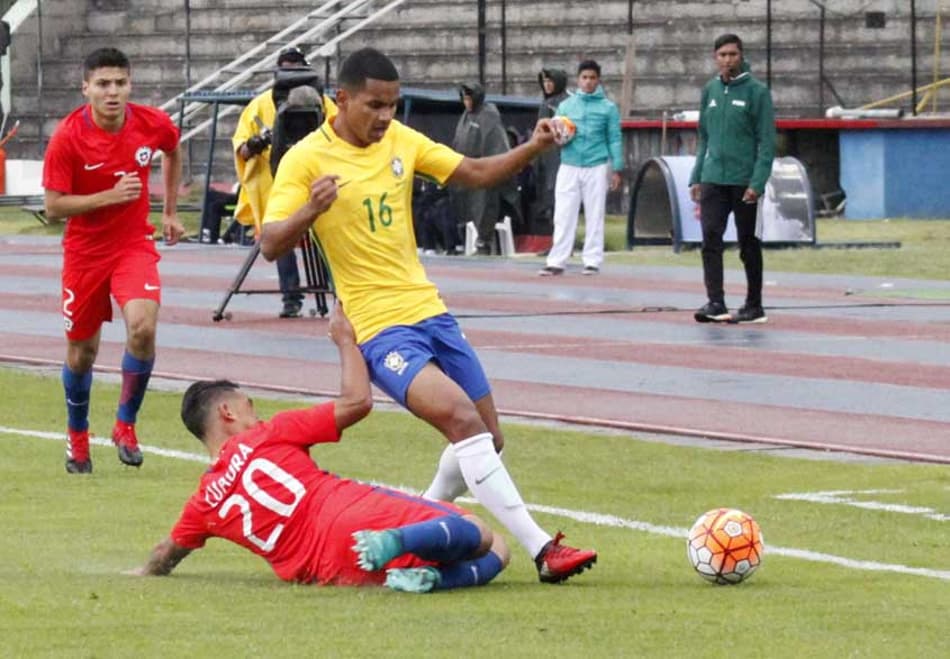 Brasil martela, mas não fura barreira chilena no Sul-Americano Sub 20