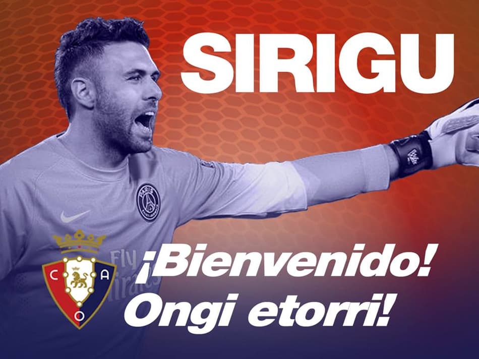 Após apenas três jogos, Sirigu deixa o Sevilla e troca de time na Espanha