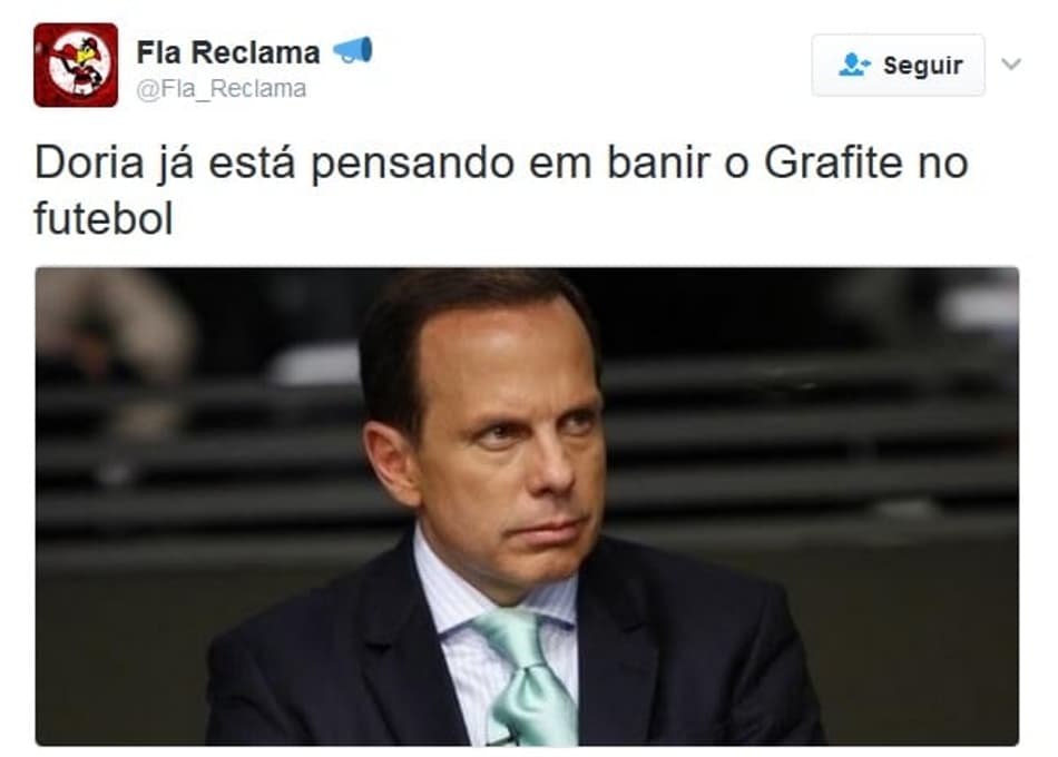 Gols na Libertadores rendem piadas com João Dória, novo prefeito de São Paulo