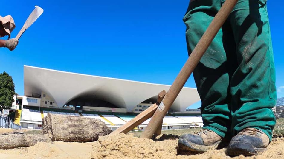 Há cerca de duas semanas, Flamengo divulgou fotos das obras