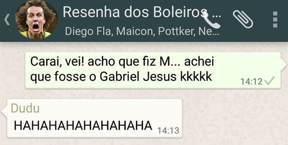 WhatsApp da Zoeira: a resenha dos jogadores voltou!