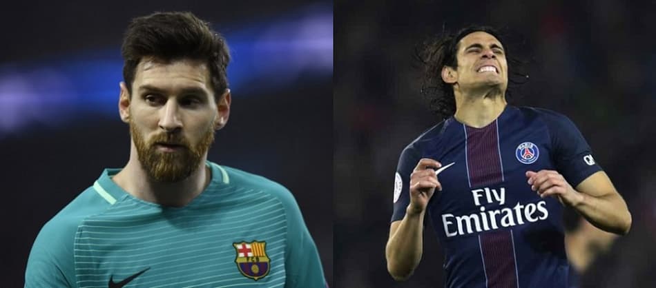 Super-Raio X: Messi e Cavani travam duelo intenso pela artilharia europeia na temporada 2016/2017
