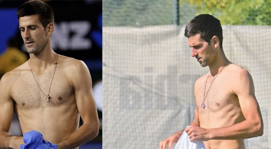 Imprensa sérvia questiona magreza de Djokovic