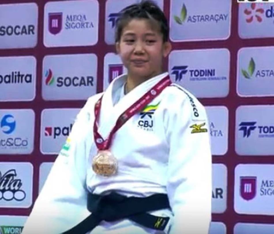 Judô: Stefannie Koyama conquista o ouro no Grand Slam de Baku
