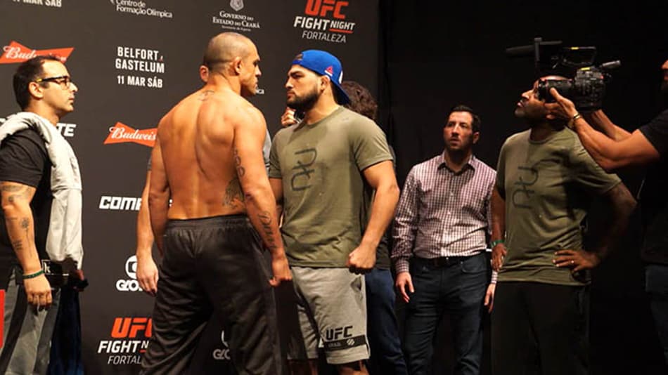 Americano provoca torcida, e atletas se encaram antes do UFC Fortaleza