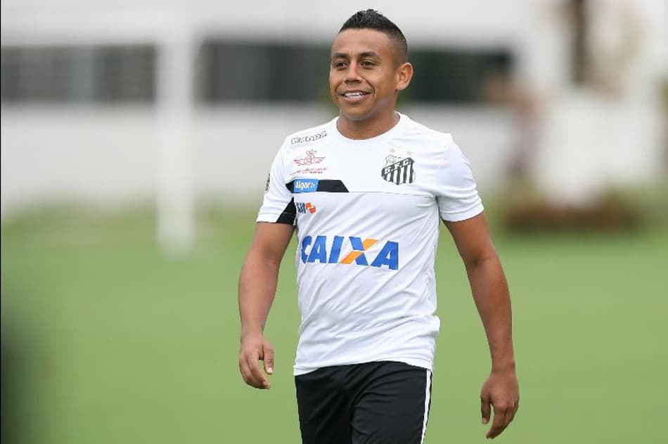Vladimir Hernández fez duas partidas pelo Santos, ambas fora de casa 