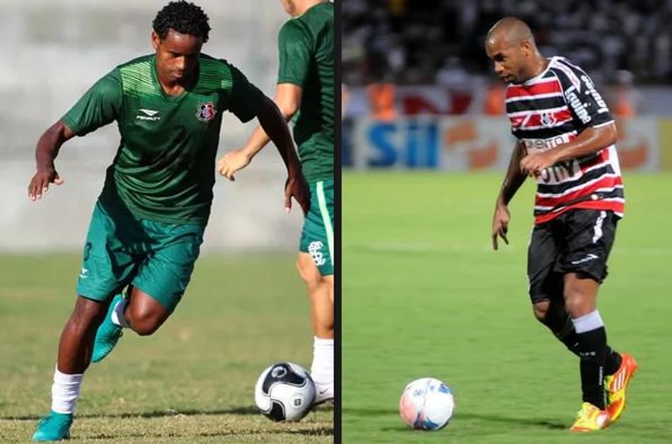 Tiago Costa e Elicarlos treinam entre titulares do Santa Cruz