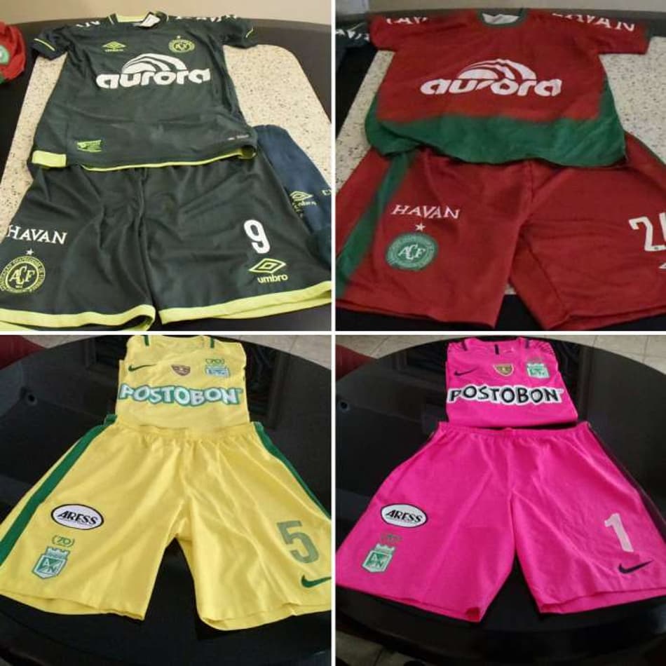 Chapecoense estreia uniforme no duelo contra o Atlético Nacional pela Recopa