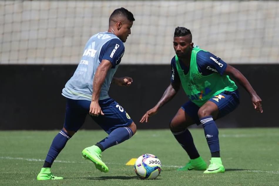 Rodinei em treino do Flamengo
