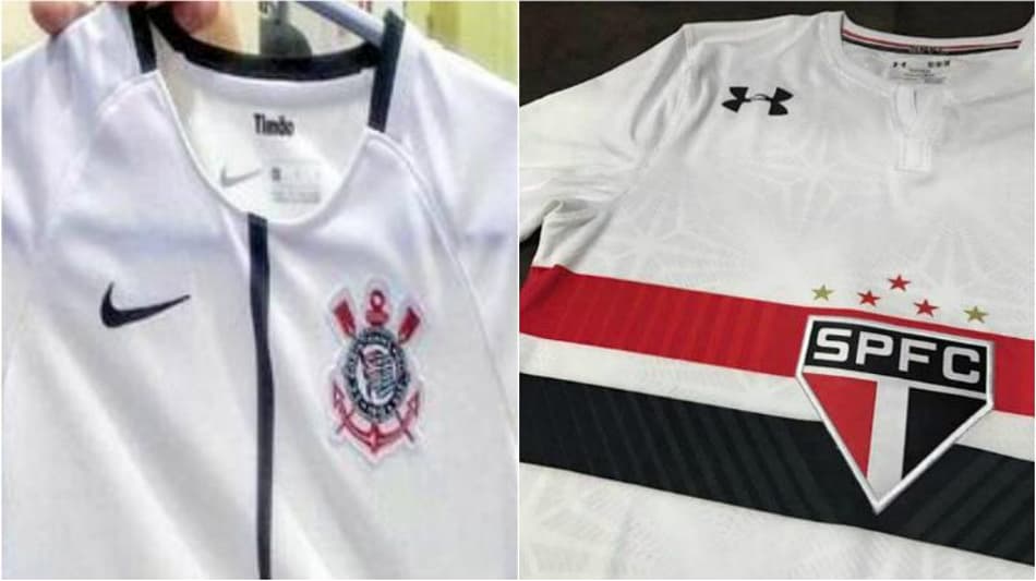 Vazou tudo! Confira as prováveis novas camisas 1 e 2 de Corinthians e São Paulo