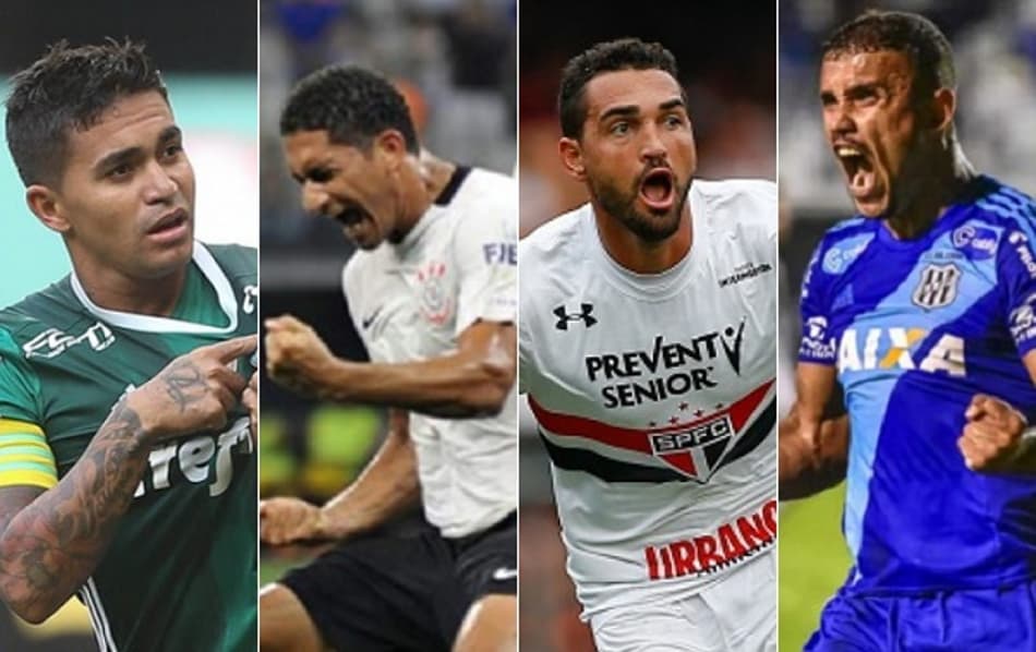 Palmeiras, Corinthians, São Paulo e Ponte Preta somam sete jogadores na Seleção das Estatísticas do Paulistão