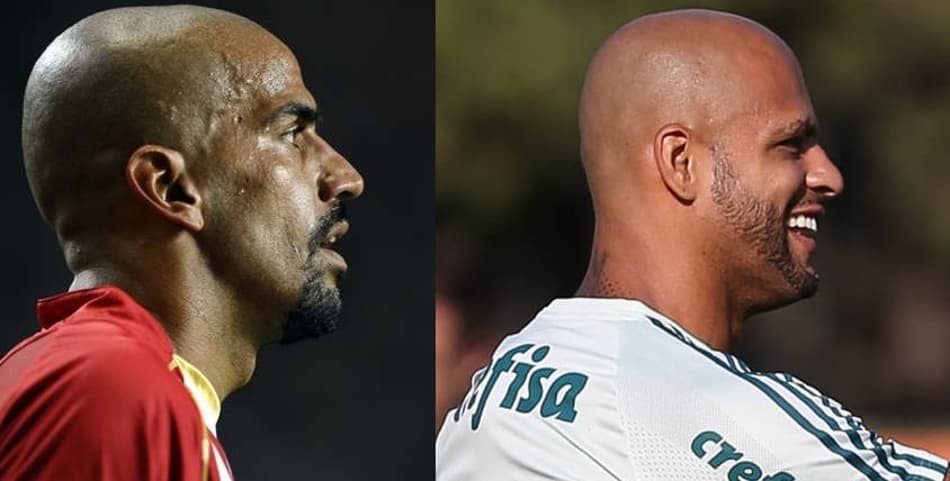 Verón e Felipe Melo