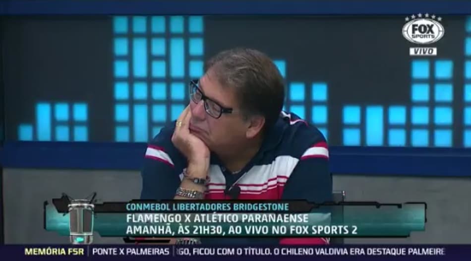 Convidado dorme durante debate da FOX Sports e vira piada no programa