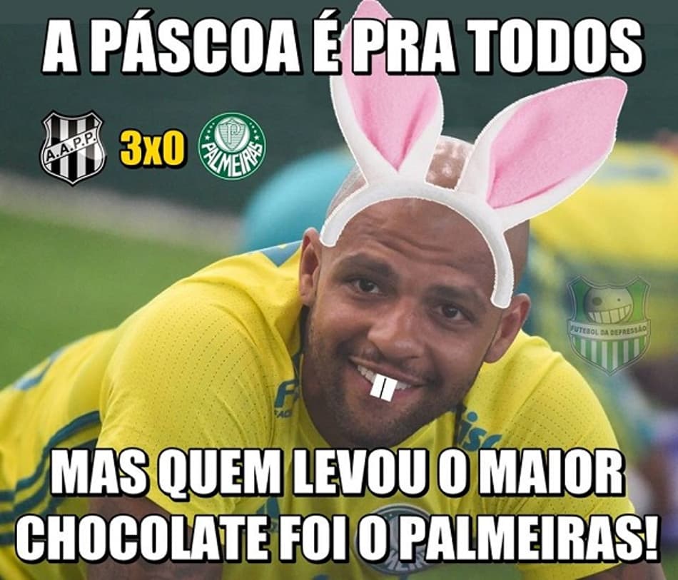 Palmeiras leva chocolate da Ponte Preta e é zoado pelos rivais; veja memes