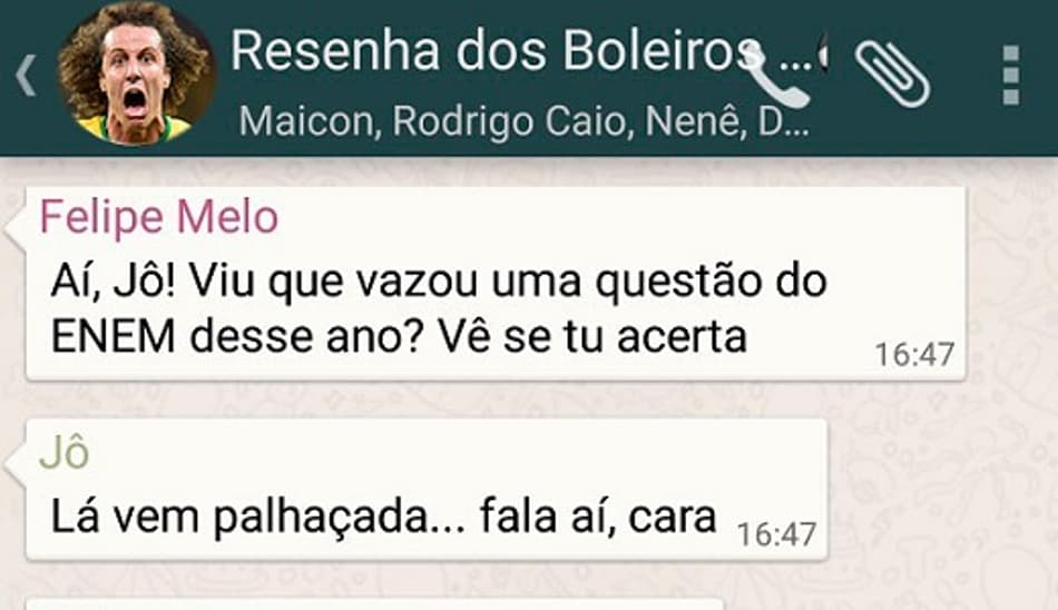 WhatsApp da Zoeira: a resenha dos boleiros dessa semana