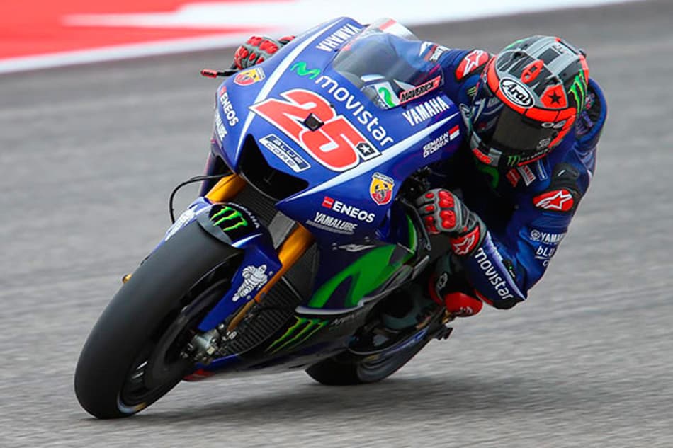 MOTOGP: Marcada por 8 quedas, Vinales lidera terceira sessão de treinos