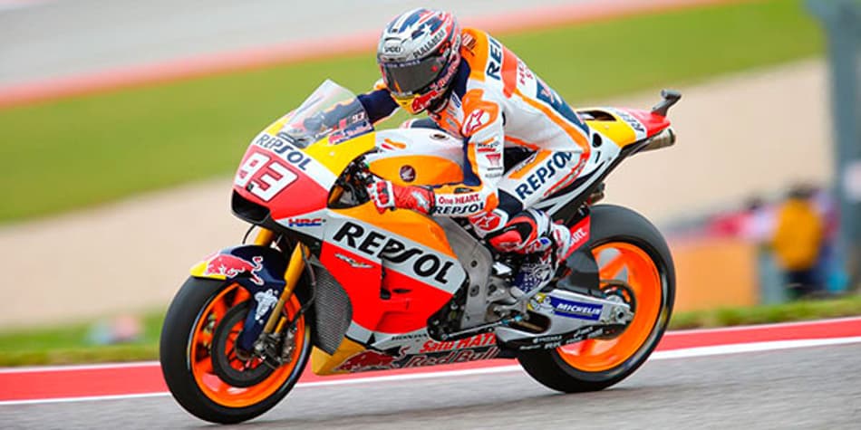 MOTOGP: Marquez garante quinta pole consecutiva no Circuito das Américas