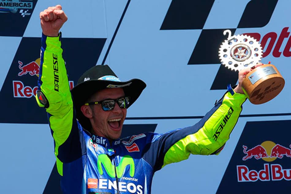 Após acidente de motocross, Rossi foi hospitalizado e liberado após algumas horas