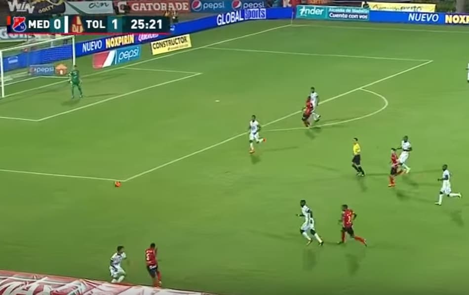 VÍDEO: Jogador do Independiente de Medellín marca gol de placa no Colombiano