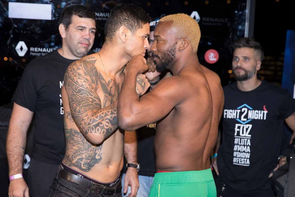 As imagens da pesagem oficial da segunda edição do Fight 2 Night