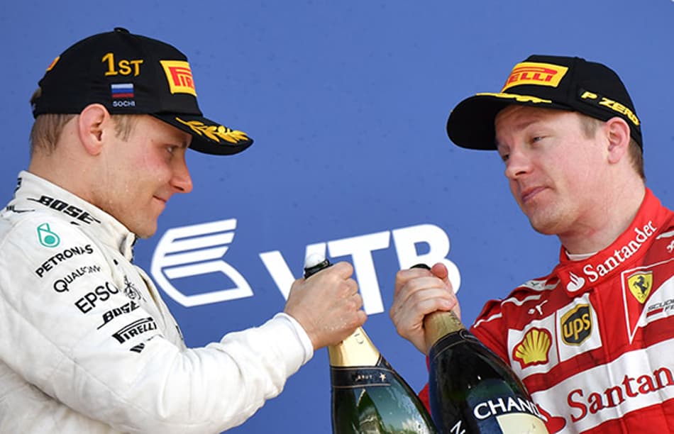 Raikkonen: "Feliz por Valtteri e pelo pódio"