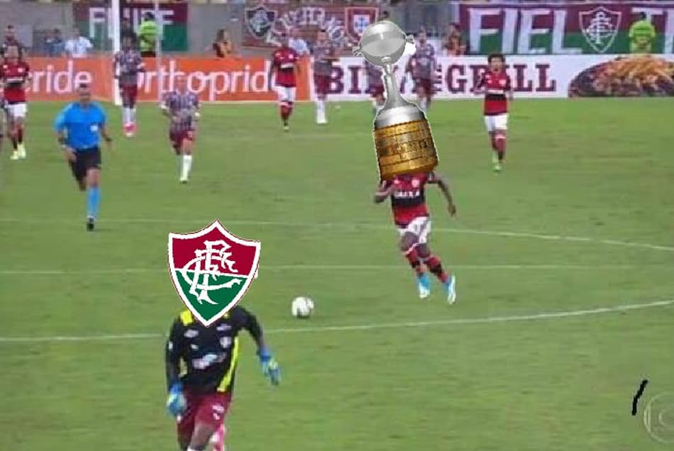 Lance do gol de Rodinei gera montagens nas redes sociais