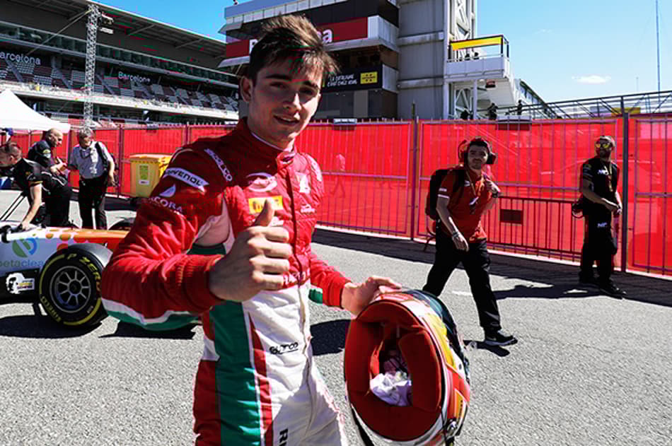 Leclerc marca a pole na F2 em Barcelona, Sette Camara larga em 14º