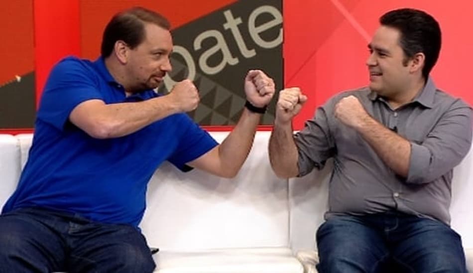 Jornalistas da ESPN zoam discussão entre PVC e Edmundo na FOX; assista