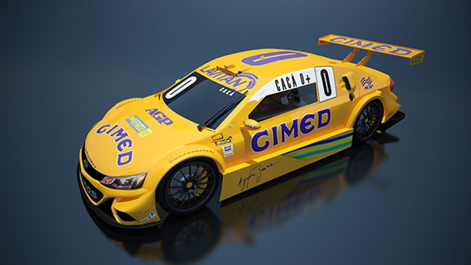 Cacá Bueno homenageia ídolo Ayrton Senna com ‘Stock Car Lotus Mônaco 87’